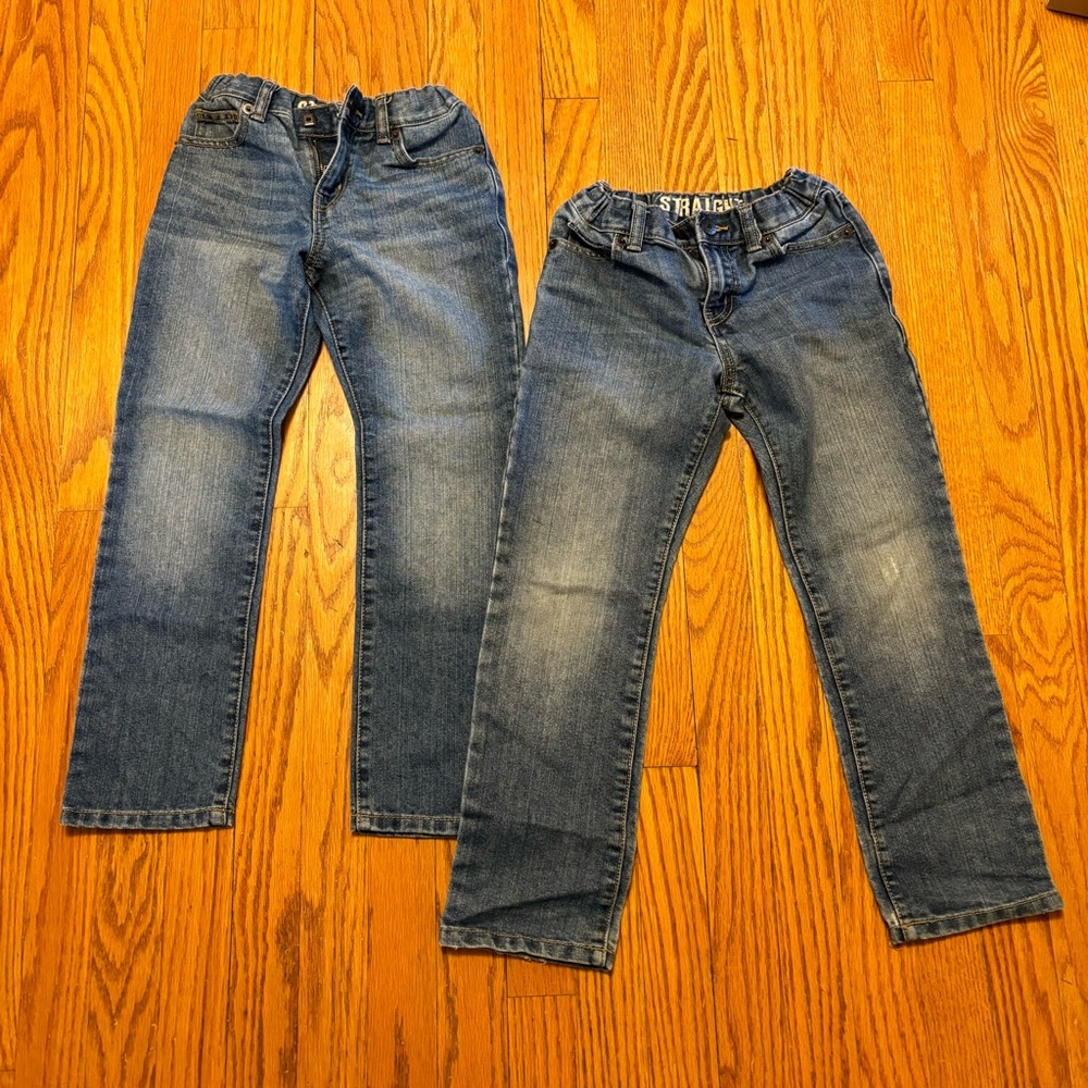 2 Pair Straight Leg Jeans